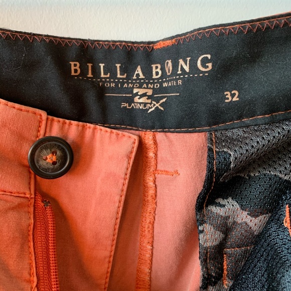 Orange Billabong Shorts - Picture 3 of 6